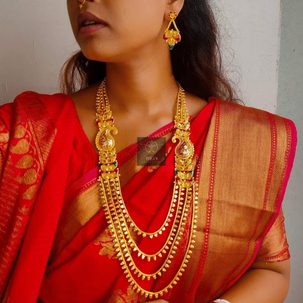 Thea's Meenakari Haram Necklace Set