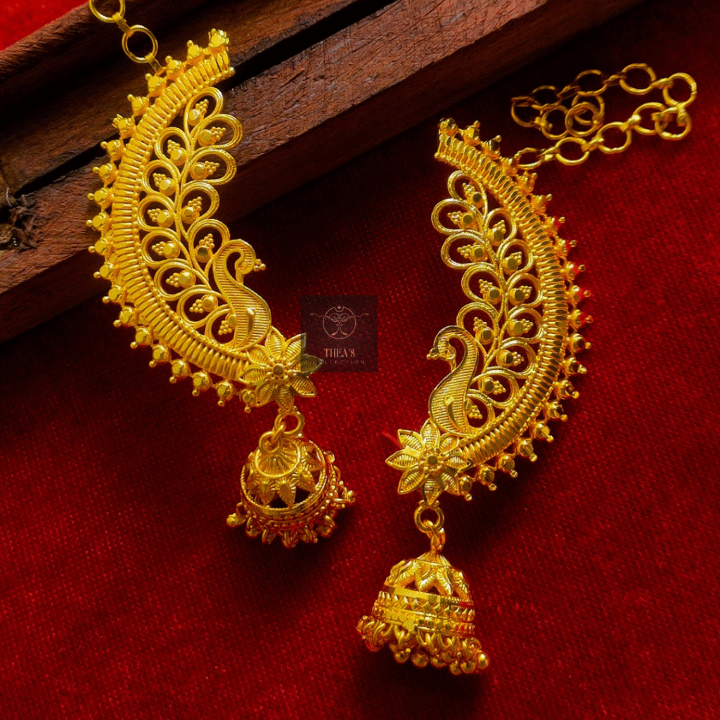 Thea's Gold-Plated Kaanphol Earrings