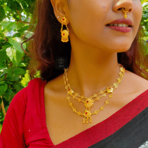 Thea's Sabeki Designed Layered Necklace Set