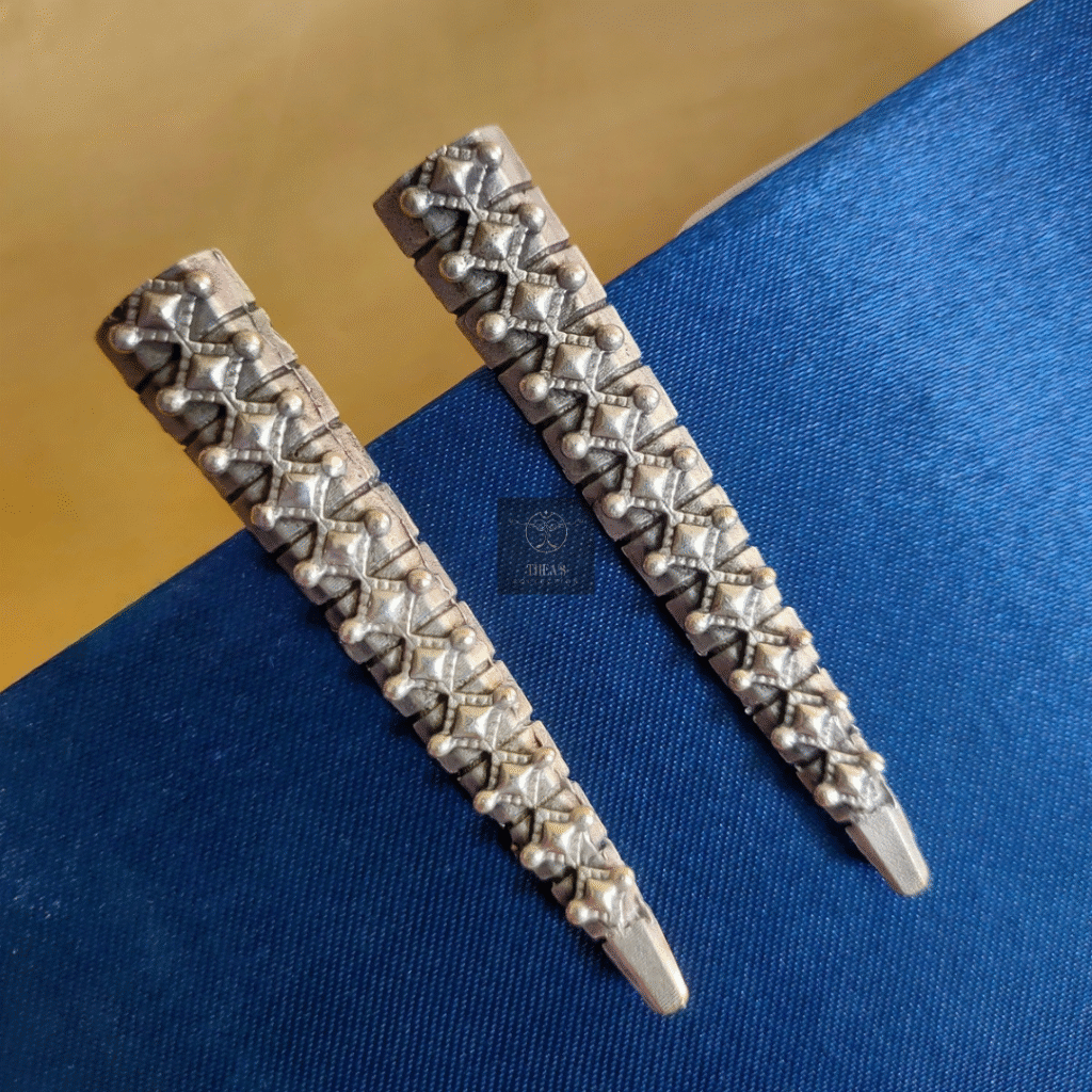 Thea's Nailed Shaped Hoop Earrings