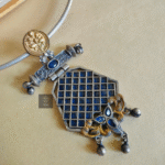 Thea's Dual Tone Statement Pendant Hashuli - view 2