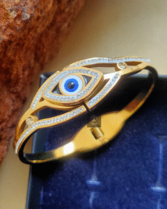Thea's Evil-Eye Front Open Bangle