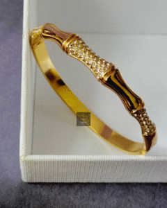 Thea's Sleek Bangle with Minimal Stones