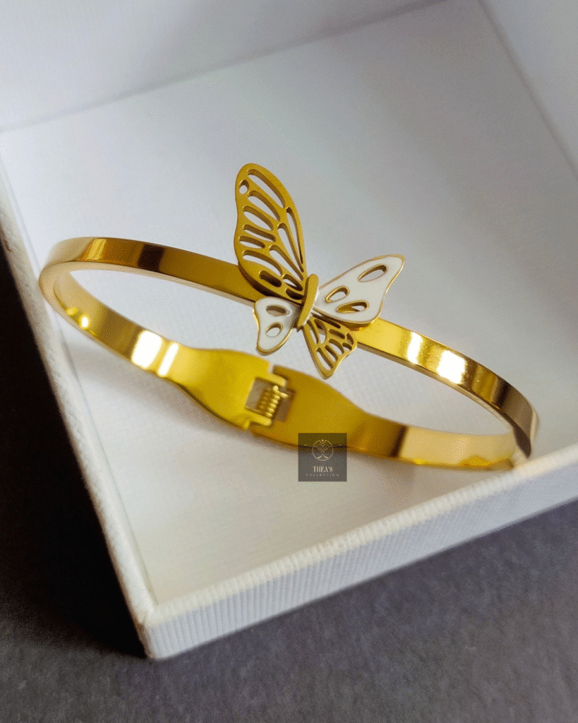 Thea's Butterfly Statement Openable Bangle