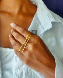Thea's Abstract Adjustable Ring
