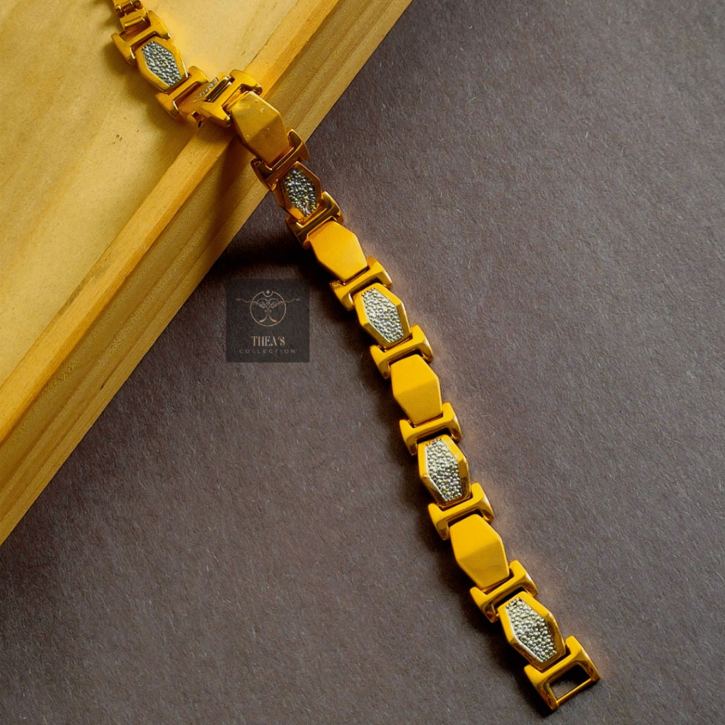 Thea's Anti-Tarnish Men's Chain Bracelet
