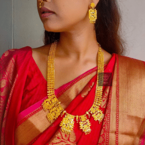Thea's Gold-Plated Long Necklace Set