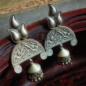 Thea's Silver Look-Alike Statement Earrings