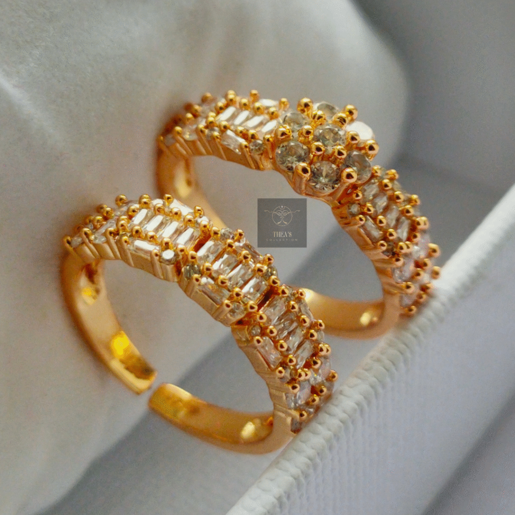 Thea's Anti Tarnish Adjustable Ring Set