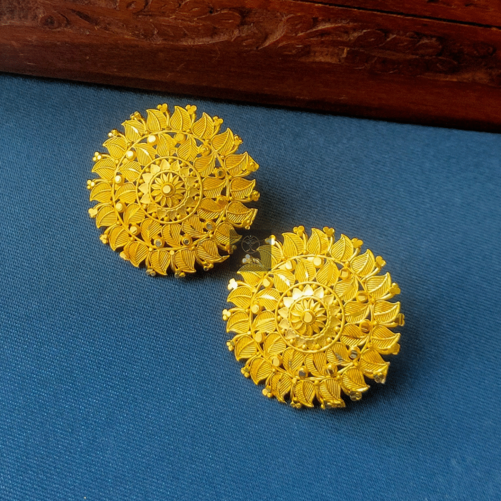 Thea's Gold-Plated Kanpasha Earrings