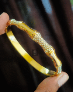 Thea's Bamboo Inspired Openable Bangle Anti Tarnish