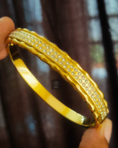 Thea's Stone Studded Openable Anti Tarnish Bangle