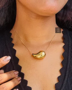 Thea's Anti Tarnish Abstract Pendant Necklace