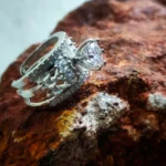 Thea's AD Solitaire Adjustable Crown Ring - view 2