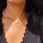 Thea's Daily-Wear Pendant Necklace with Earrings - view 2
