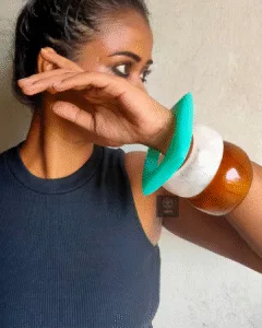 Thea's Resin Bangle Stack