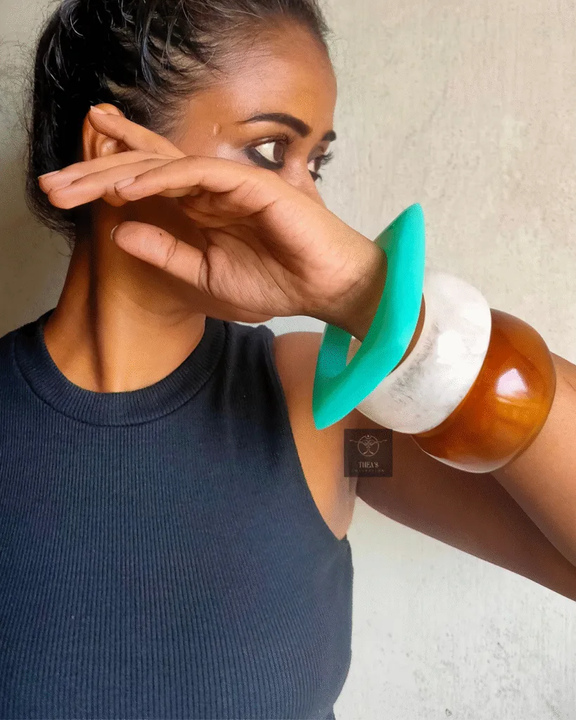 Thea's Resin Bangle Stack