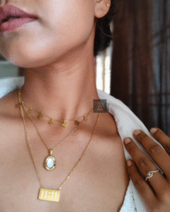 Thea's Combo Set of Three Anti Tarnish Necklace