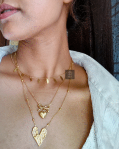 Thea's Combo Set of Three Anti Tarnish Necklace
