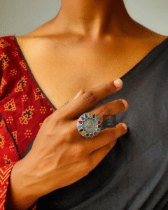 Thea's Regal Color Burst Ring (Adjustable)