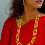 Thea's Floral Elegance Haram Necklace Set - view 1