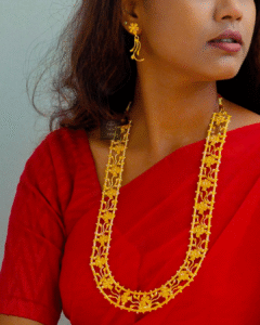 Thea's Floral Elegance Haram Necklace Set