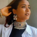 Thea's Silver Look-Alike Fusion Pearl Choker Set - view 2