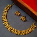 Thea's Traditional Sleek Pattern Necklace Set - view 1