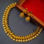 Thea's Bird Motif Temple Necklace Set - view 1
