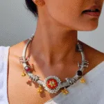 Thea's Tribal Hand-Crafted Silver Look-Alike Hashuli Set - view 2