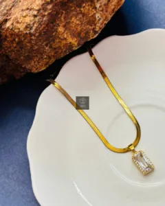 Thea's Golden Grace Pendant Necklace