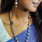 Thea's Classic Pearl Beads Necklace Set - view 2