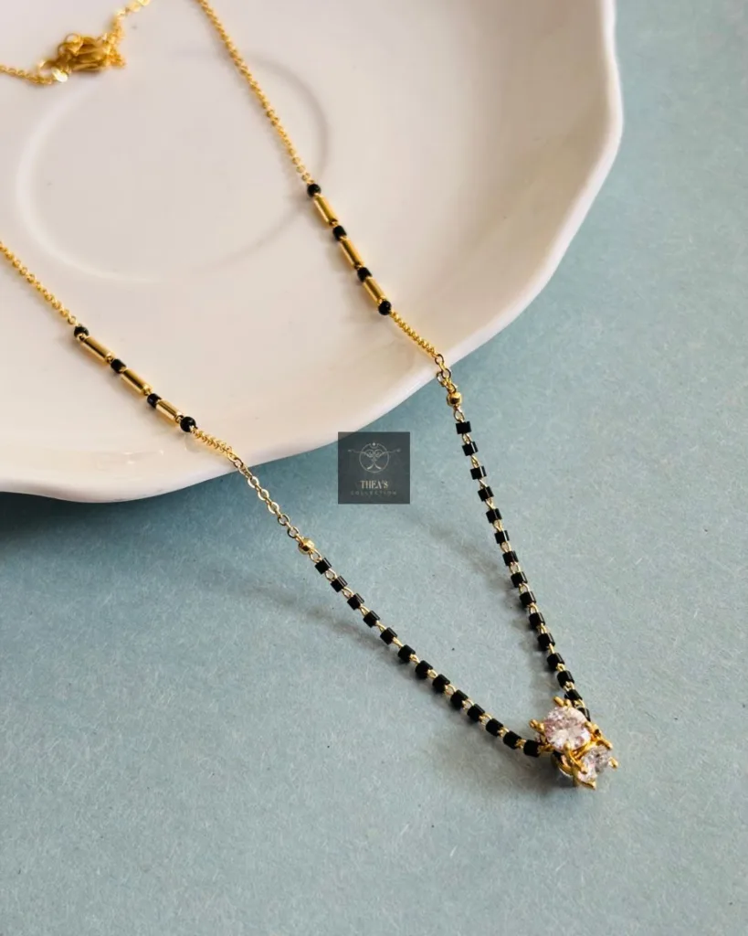 Thea's Crystal Bloom Mangalsutra