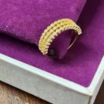 Thea's Golden Cascade Adjustable Ring - view 1