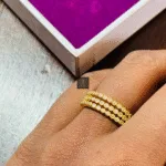 Thea's Golden Cascade Adjustable Ring - view 2