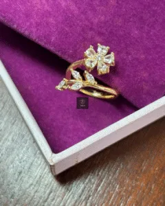 Thea's Blooming Vine Adjustable Ring