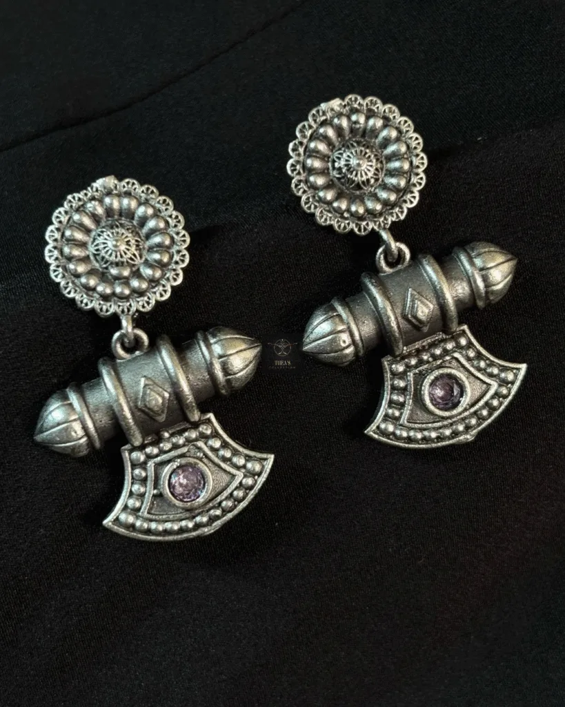 Thea's Mystic Shield Earrings