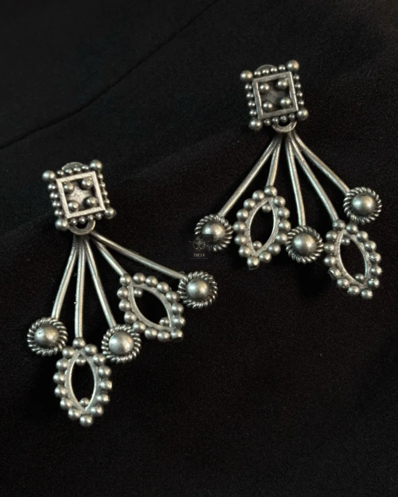 Thea's Artisan Cascade Earrings