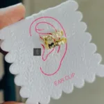 Thea's Honeycomb Luxe Earclip - view 1