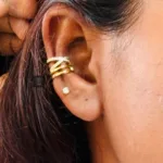 Thea's Twisted Luxe Earclip - view 2