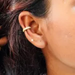 Thea's Sparkling Crystal Earclip - view 2