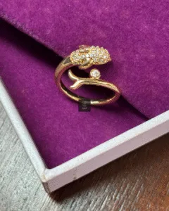 Thea's Golden Dolphin Adjustable Ring