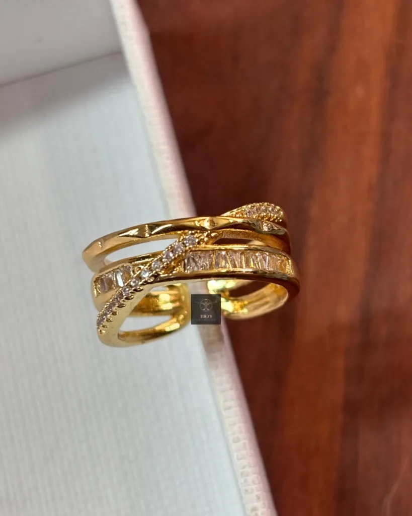 Thea's Infinity Spark Adjustable Ring