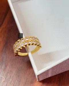 Thea's Crystal Bloom Adjustable Ring