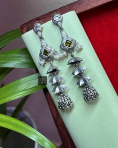 Thea's Tribal Cascade Long Earrings