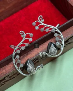 Thea's Mayurika Noir Earcuffs