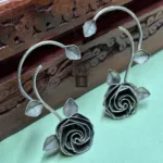 Thea's Midnight Rose Earcuffs - view 1