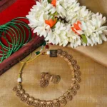 Thea's Antique Lakshmi Coin Necklace Set - view 1