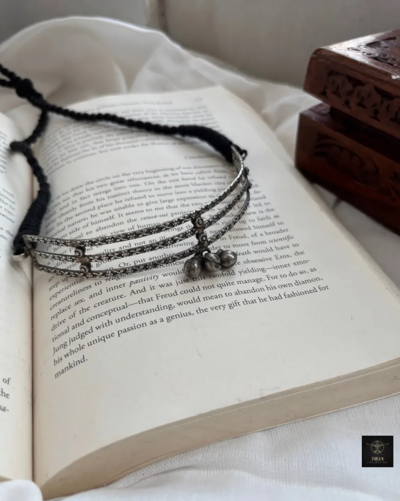 Thea's Silver Cascade Choker